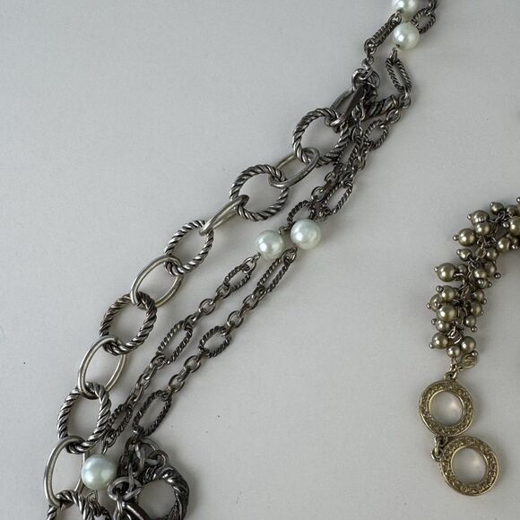 Vintage Premier Designs PD Fashion Jewelry Lot 6 Bracelets & 1 Necklace - Picture 9 of 10